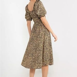 (NWT) Gap Puff Sleeve Midi Dress